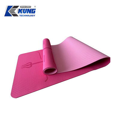 Premium Non-Slip Yoga Mat - 6mm Thick Eco-Friendly TPE Exercise Mat for Yoga, Pilates & Workouts