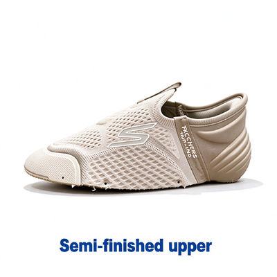 Durable Lightweight Breathable Knit Semi‑Finished Upper For Men Casual Footwear Raw Parts