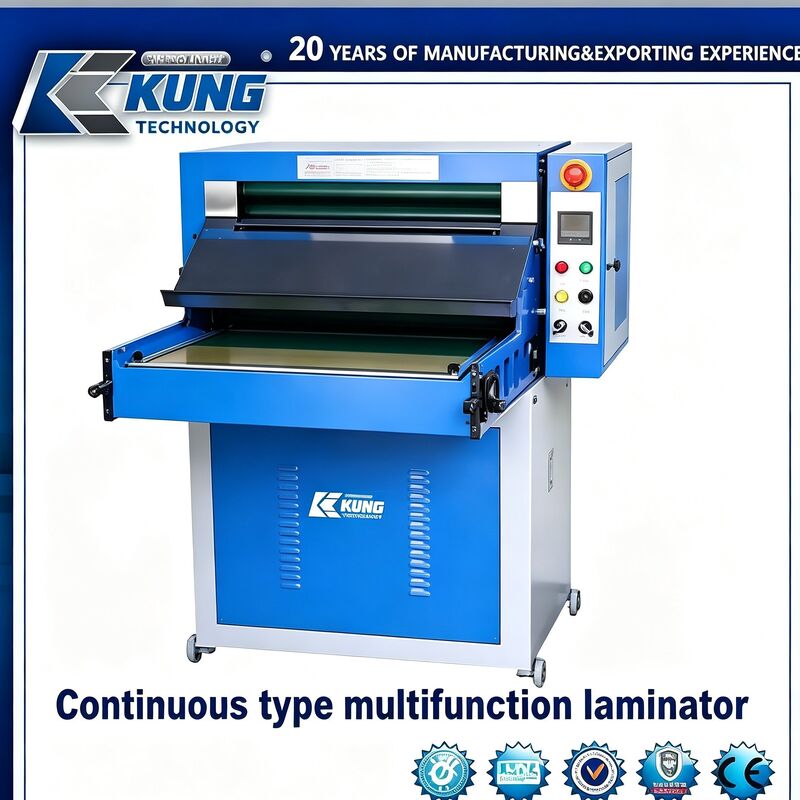 CONTINUOUS MULTIFUNCTIONAL SHOE MATERIAL LAMINATOR