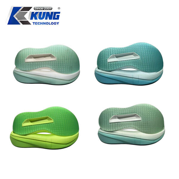 EVA Shoe Midsole With CPU Outsole, Lightweight Shock Absorption, Anti Slip CPU Sole For Sports Sneakers