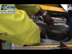 2 密度ゴム 直接 vulkanisation シューズ 機械