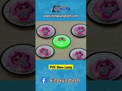 PVC製の靴型ランプ